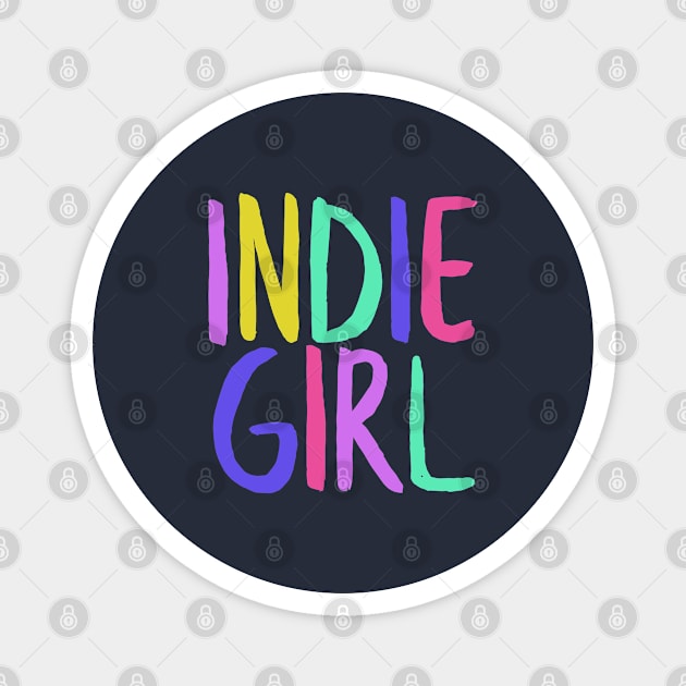 Indie Girl Magnet by NightField